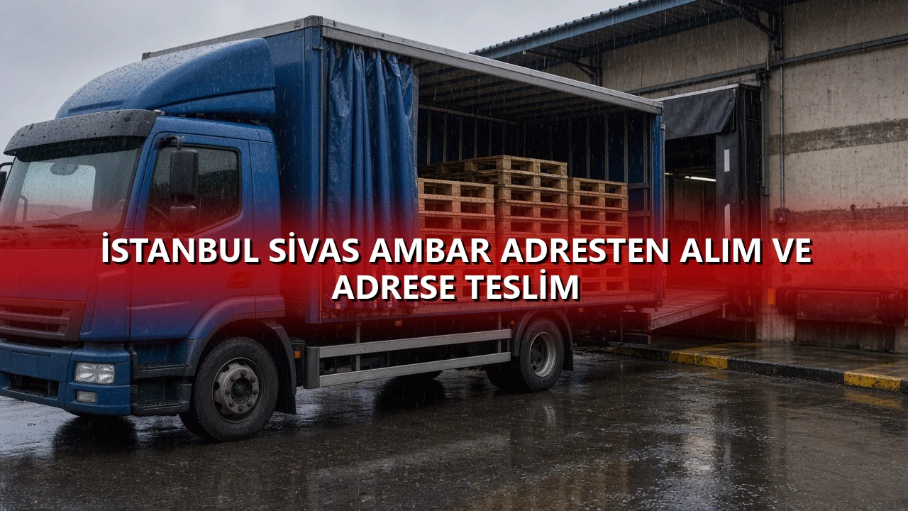 İstanbul Sivas Ambar Adresten Alım ve Adrese Teslim