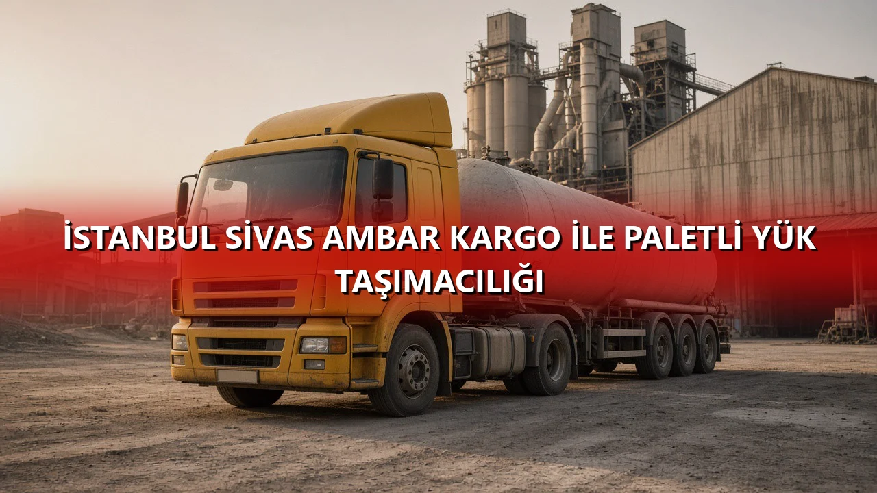 İstanbul Sivas Ambar Kargo İle Paletli Yük Taşımacılığı
