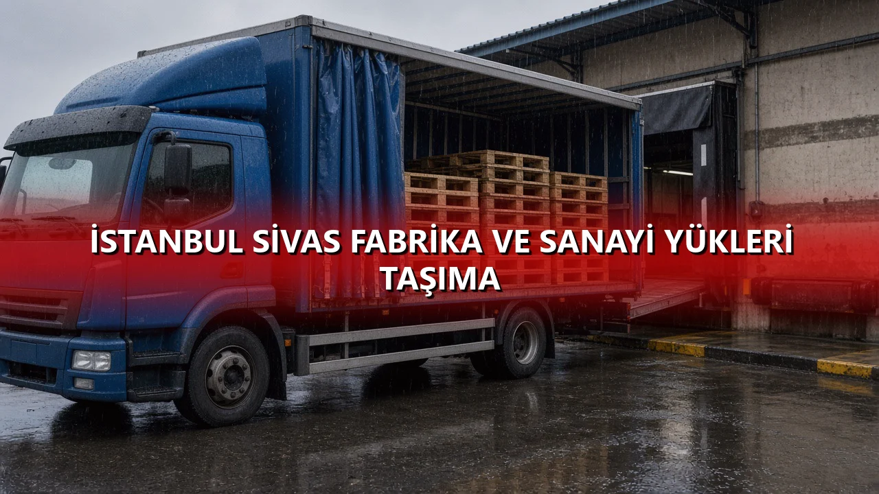 İstanbul Sivas Fabrika ve Sanayi Yükleri Taşıma